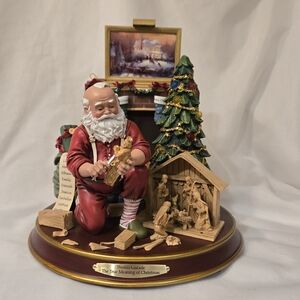 Thomas kincades from Bradford exchange santa christmas decoration